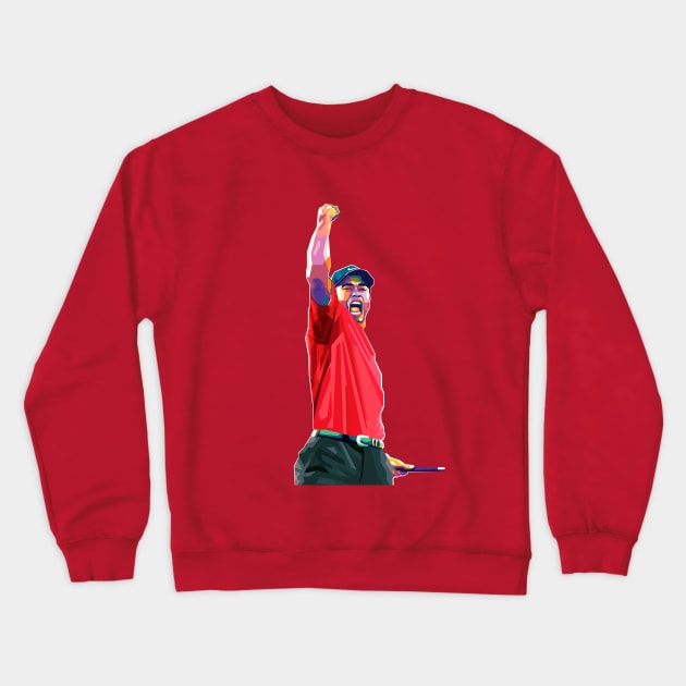 Tiger Woods Crewneck Sweatshirt by giltopann